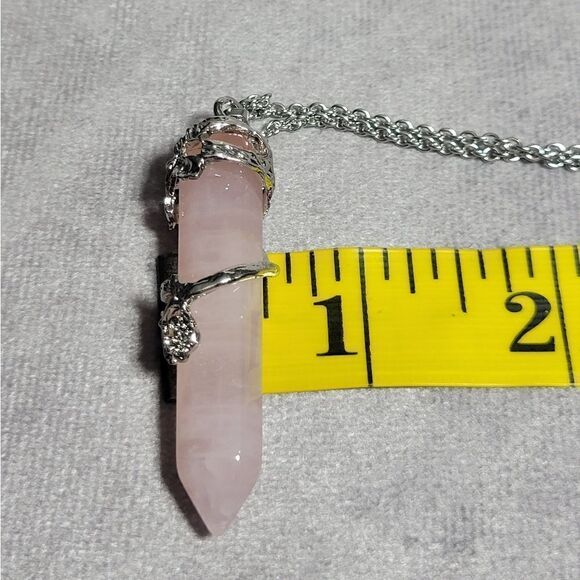 Galilea Rose Quartz Pendant and Bracelets - Picture 15 of 16